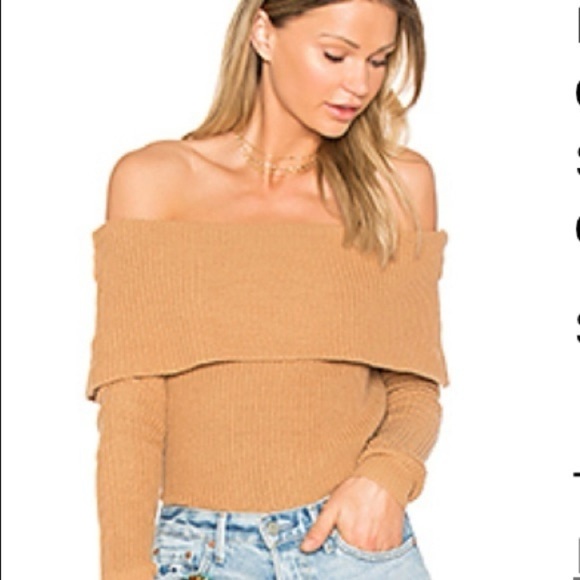 Lovers + Friends Vylette Off the Shoulder Sweater - Picture 1 of 6